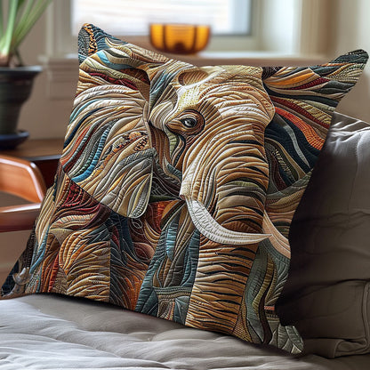 Sepia Elephant WN0310117CL Quilt Pillow Case