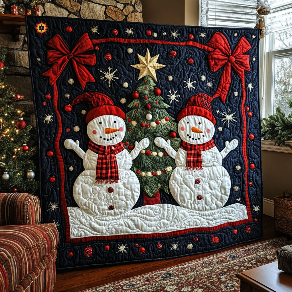 Christmas Snowman WJ1211010CL Quilt