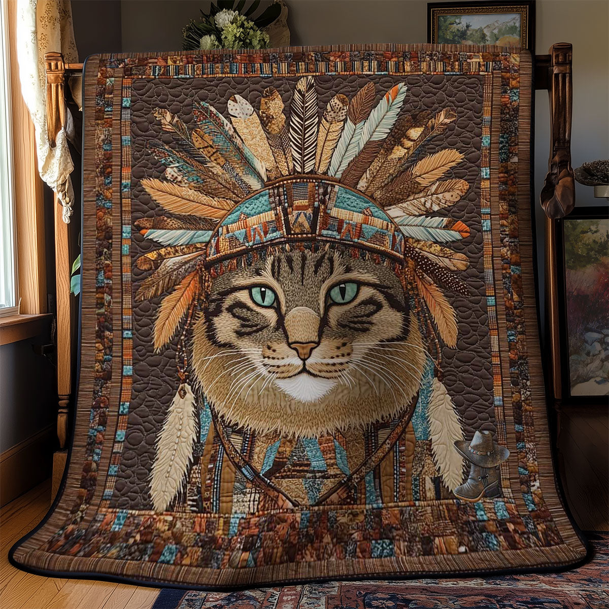 Sacred Cat Whisper WN2012015CL Quilt