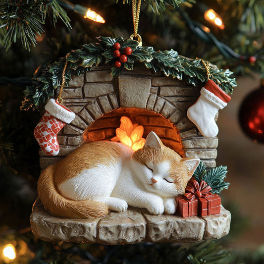 Fireplace Paws CP2411044CL Christmas Ornament
