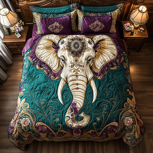 Lavish Elephant YR1001007CL Duvet Cover Set