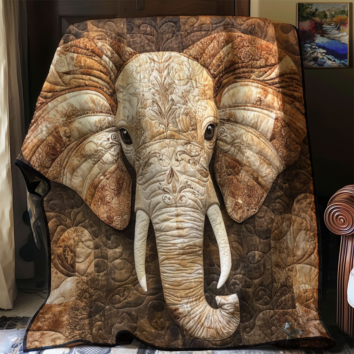 Elephant lover YR1410003CL Quilt