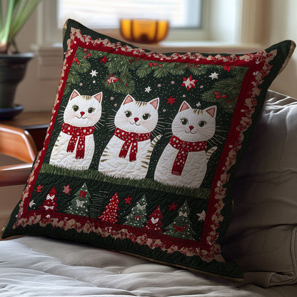 Christmas Cat WJ1911039CL Quilt Pillow Case