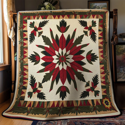Winter Poinsettia WN0111042CL Quilt