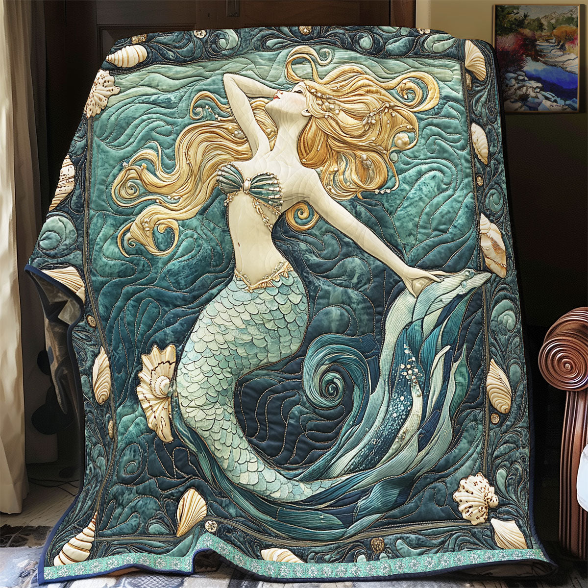 Mermaid WX1712027CL Quilt