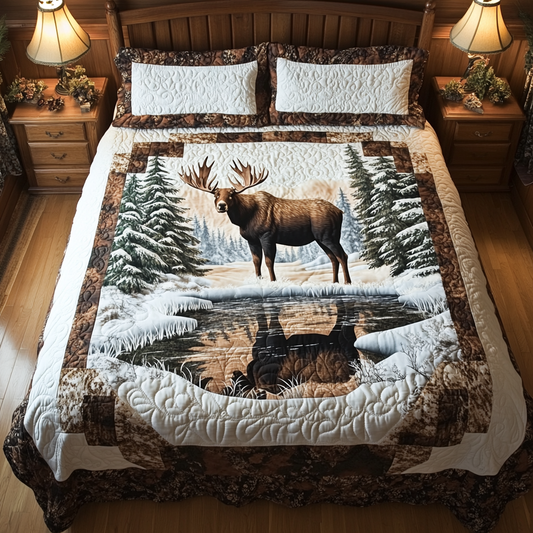 Moose Haven Winter YR0801031CL Duvet Cover Set