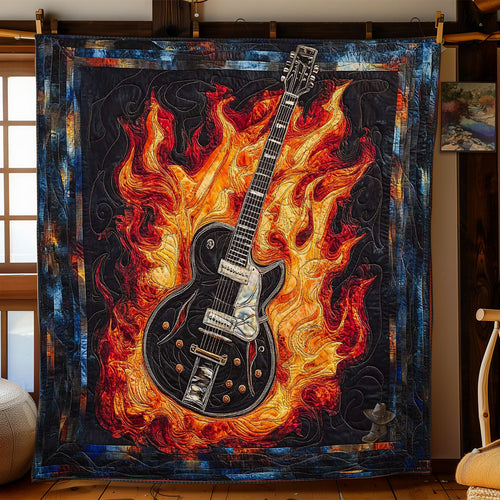 Flaming Guitar WN1211056CL Quilt