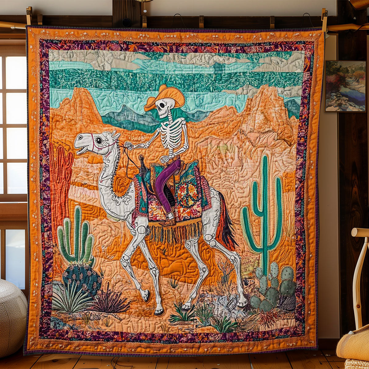 The Desert Nomad Skeleton WN0411050CL Quilt