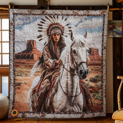 Native American Riding Horse WY2811003CL Quilt