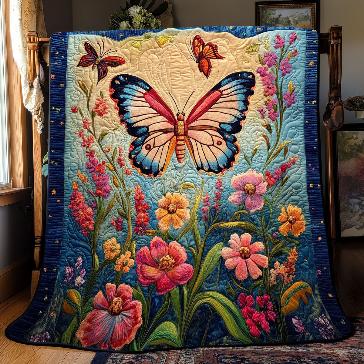 Butterfly Garden WX2001015CL Quilt