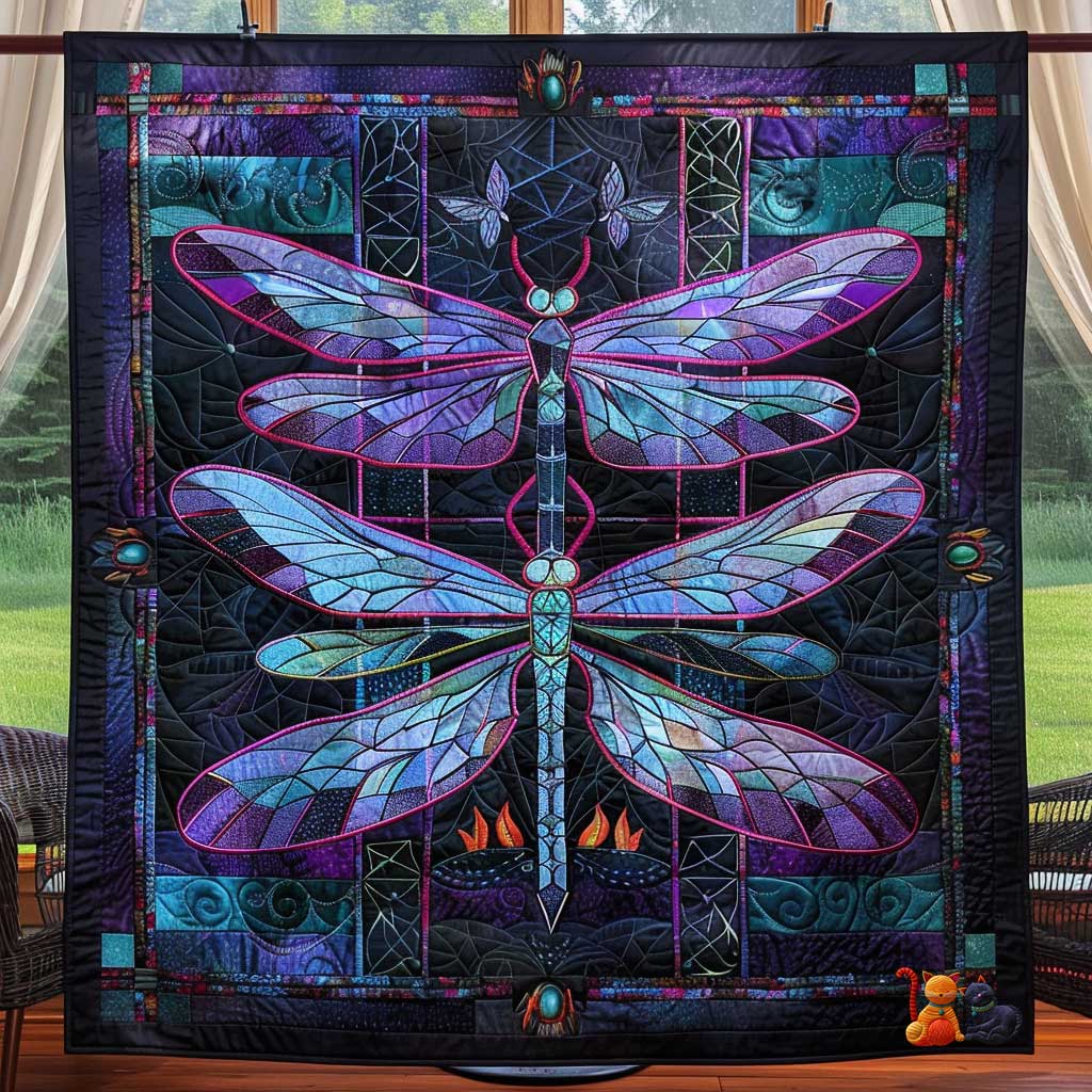 Dragonfly Celestial Secrets WN1110053CL Quilt