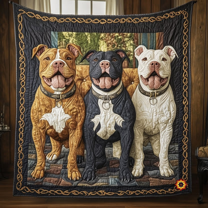 Pitbull Gang WU0611041CL Quilt