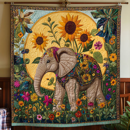 Elephant Colorful WX1712016CL Quilt