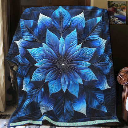 Enchanted Blue Bloom WN1309005CL Quilt