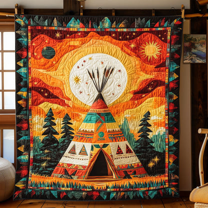 Sunlit Spirit Tepee WJ0701021CL Quilt