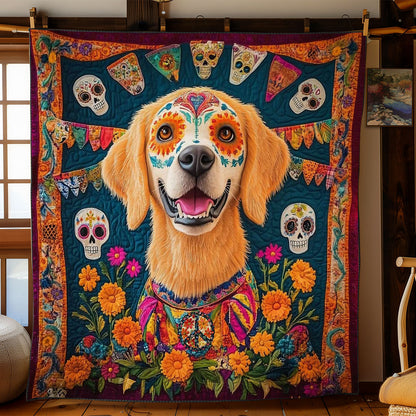 Golden Retriever Skulls WN0611003CL Quilt