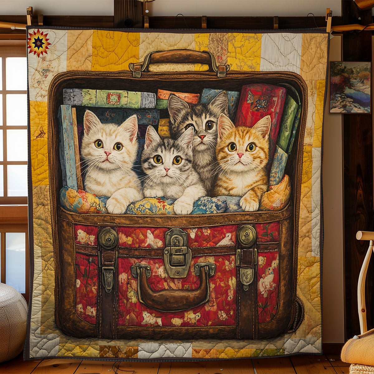 Luggage Cat WY1811051CL Quilt