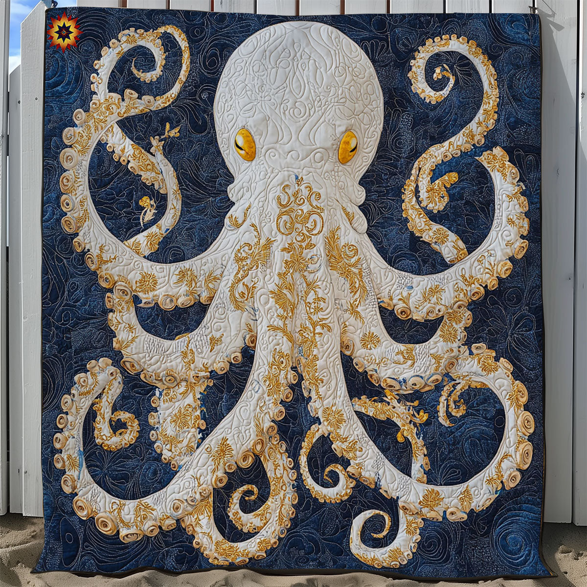 Royal Octopus WY2211025CL Quilt