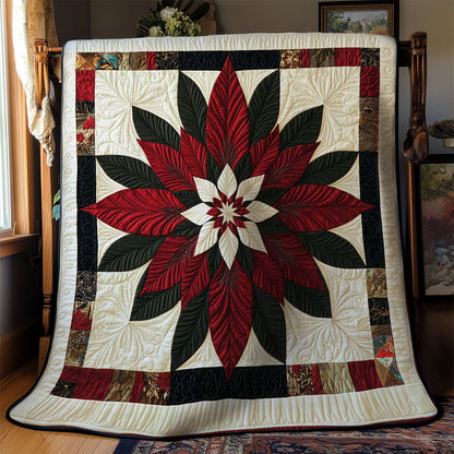 Winter Poinsettia WN0111041CL Quilt