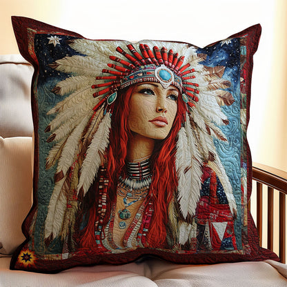 Native American Women WY2711058CL Quilt Pillow Case