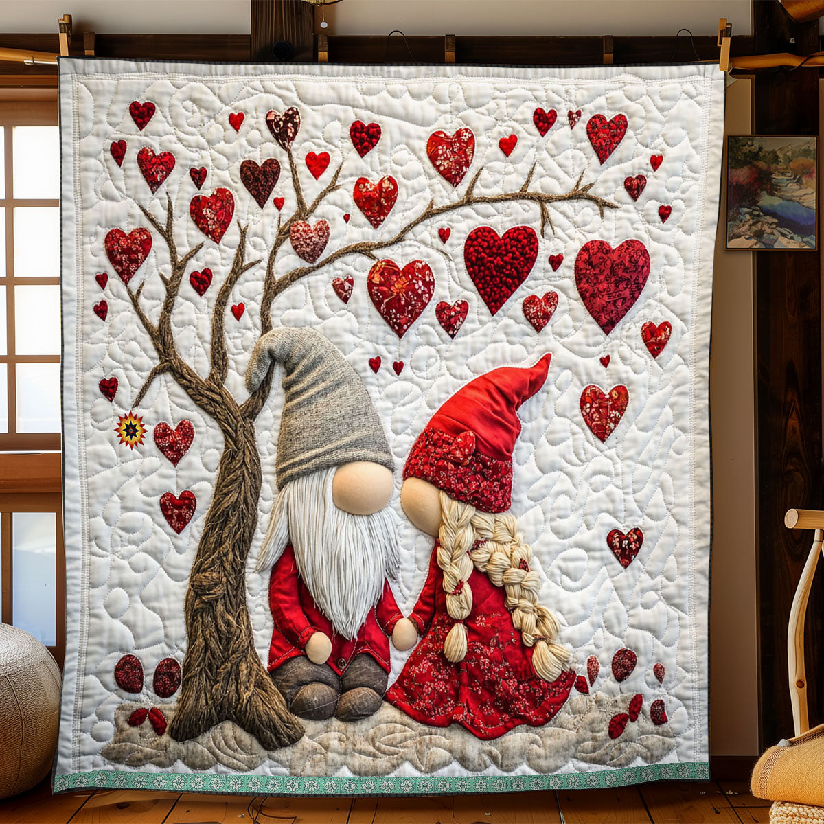 Love Gnome WJ1712020CL Quilt