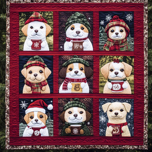 Dogs And Hot Chocolate WN3009021CL Quilt