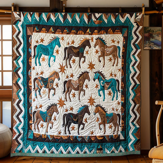 Horse Native American WJ2309015CL Quilt