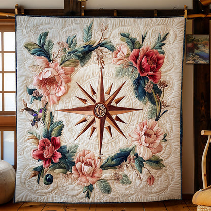 Flower Compass WY0312055CL Quilt