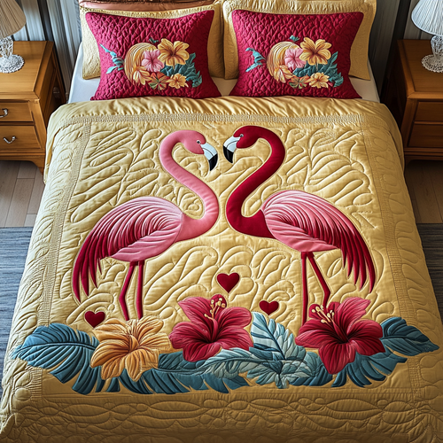 Romantic Flamingo WG1301002CL Duvet Cover Set