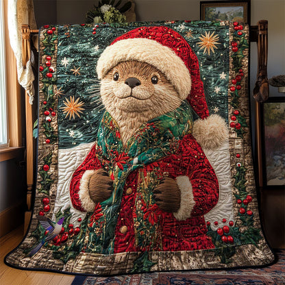 Otter Yuletide Glow WN2012007CL Quilt