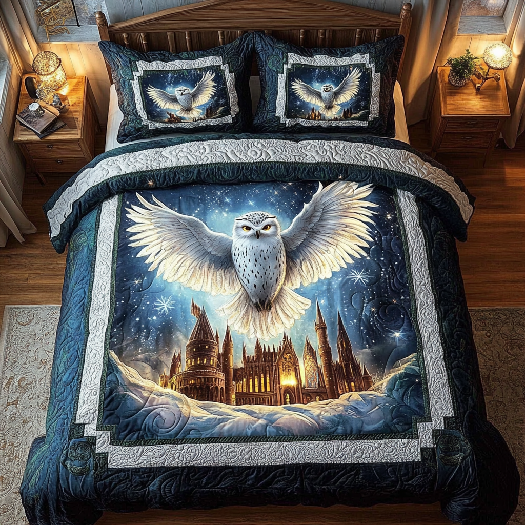 Midnight Owl WY0801113CL Duvet Cover Set