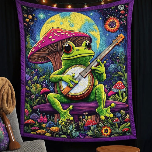 Frog Playing WX0711023CL Quilt