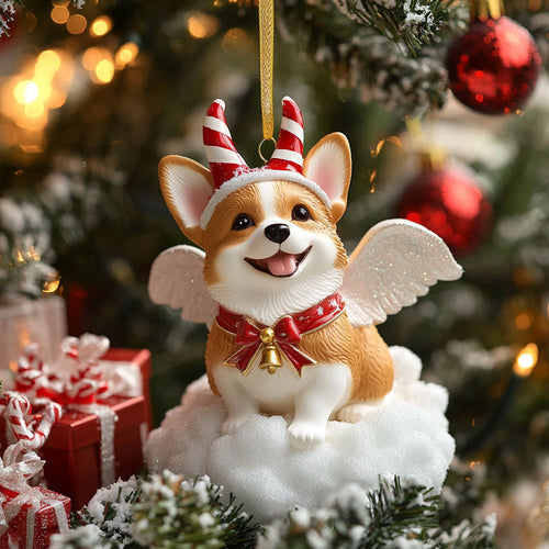 Corgi Sweet Flight WN1610065CL Christmas Ornament