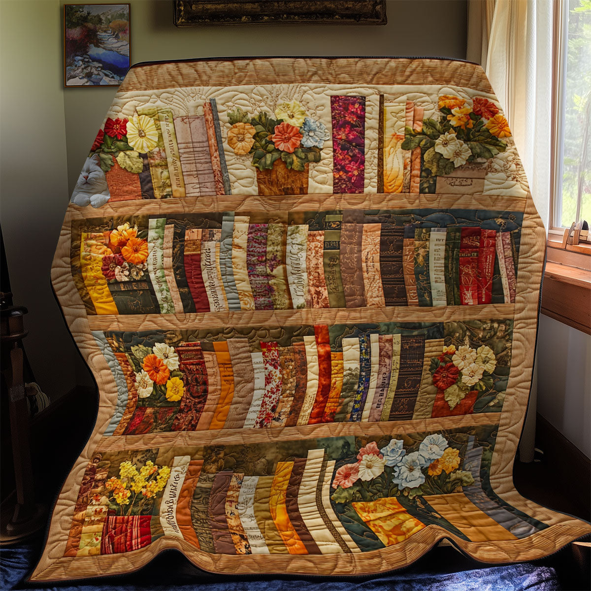 Bookshelf WY2011010CL Quilt