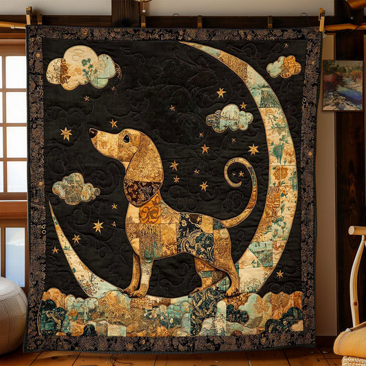 Moonlit Dachshund WN0601038CL Quilt