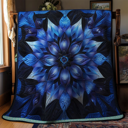 Mystic Blue Petals WN1309053CL Quilt