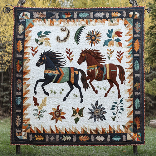 Native American Horse  WU0410021CL Quilt