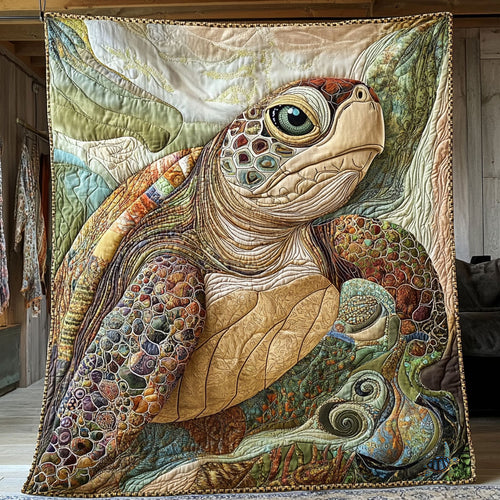 Ancient Turtle WU2610062CL Quilt