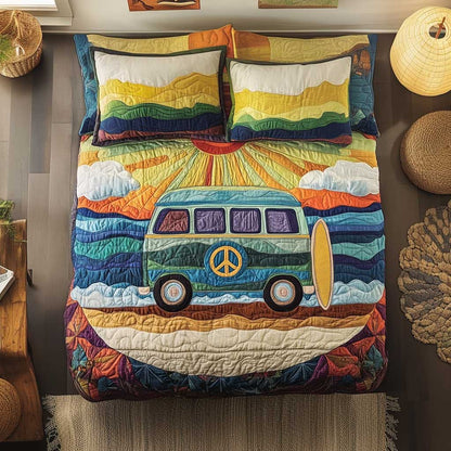 Boho Camping Car Freedom WN1302043CL Duvet Cover Set