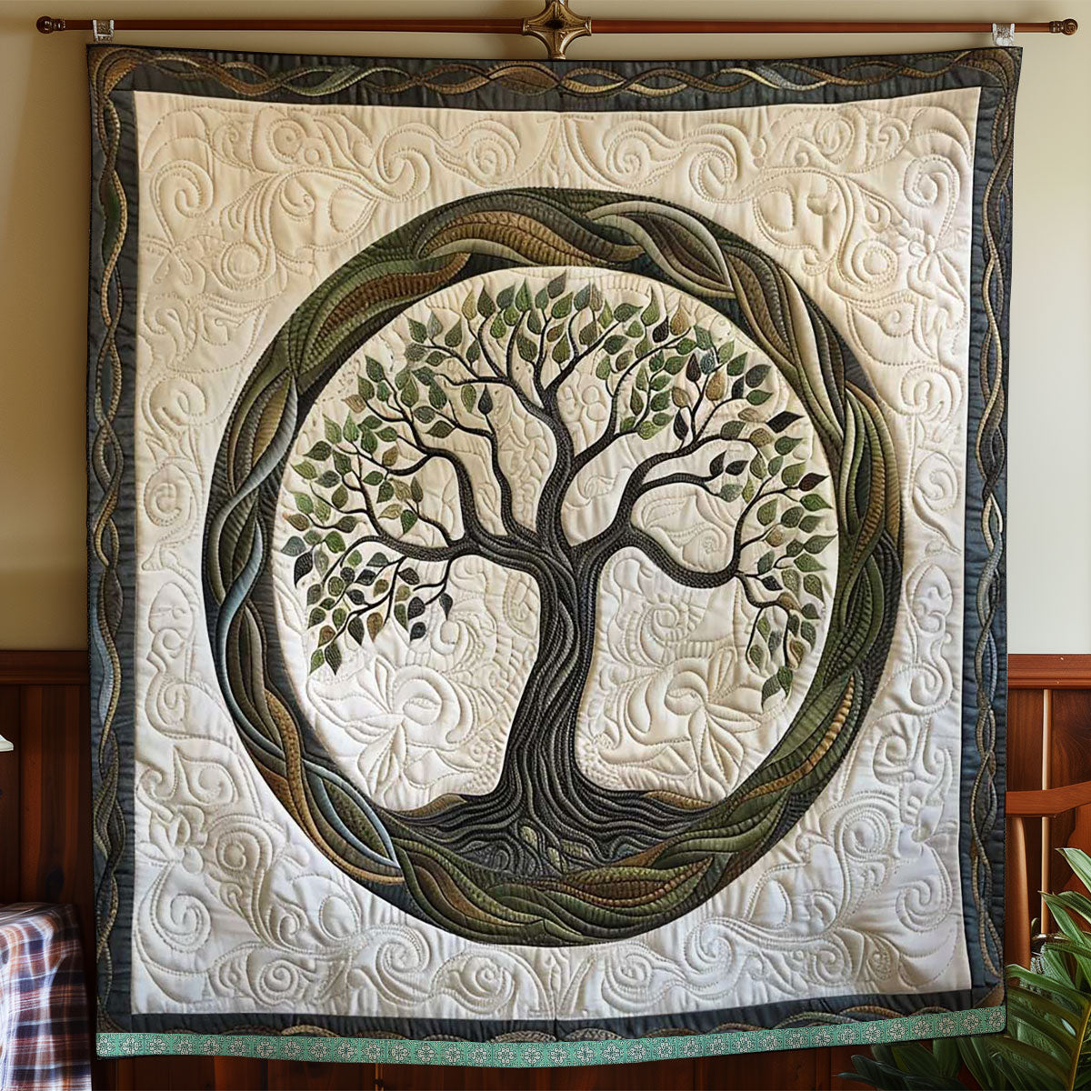 Tree Of Life Serenity WN1209051CL Quilt