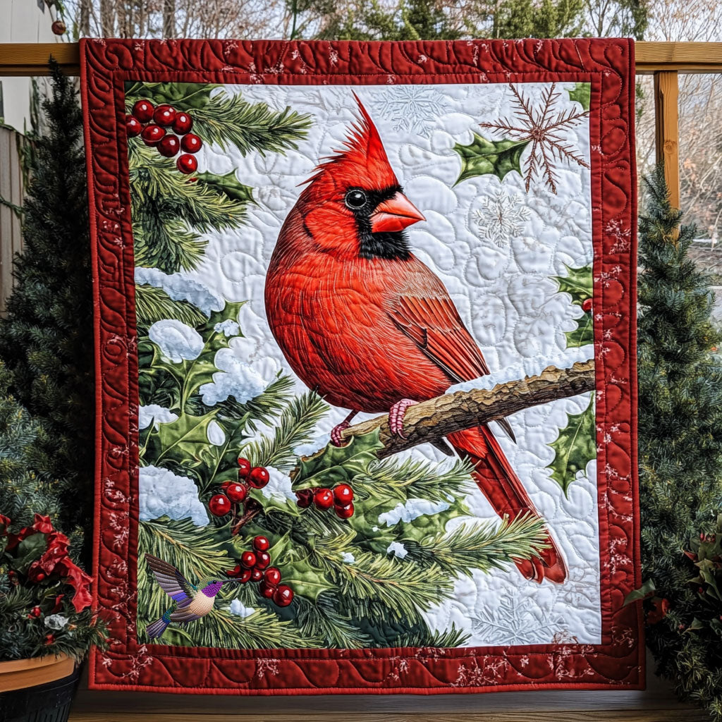 Red Cardinal WX2110023CL Quilt