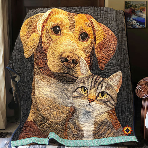 Cat Me And My Bestie WU1012002CL Quilt