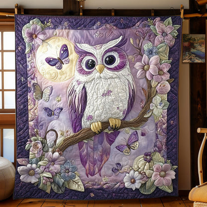 Enchanted Violet Owl WJ1001013CL Quilt