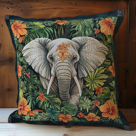Elephant In Forest WY0301068CL Quilt Pillow Case