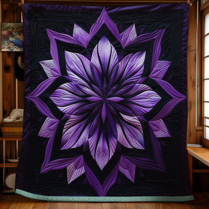 Purple Enchanted Bloom WN1309030CL Quilt