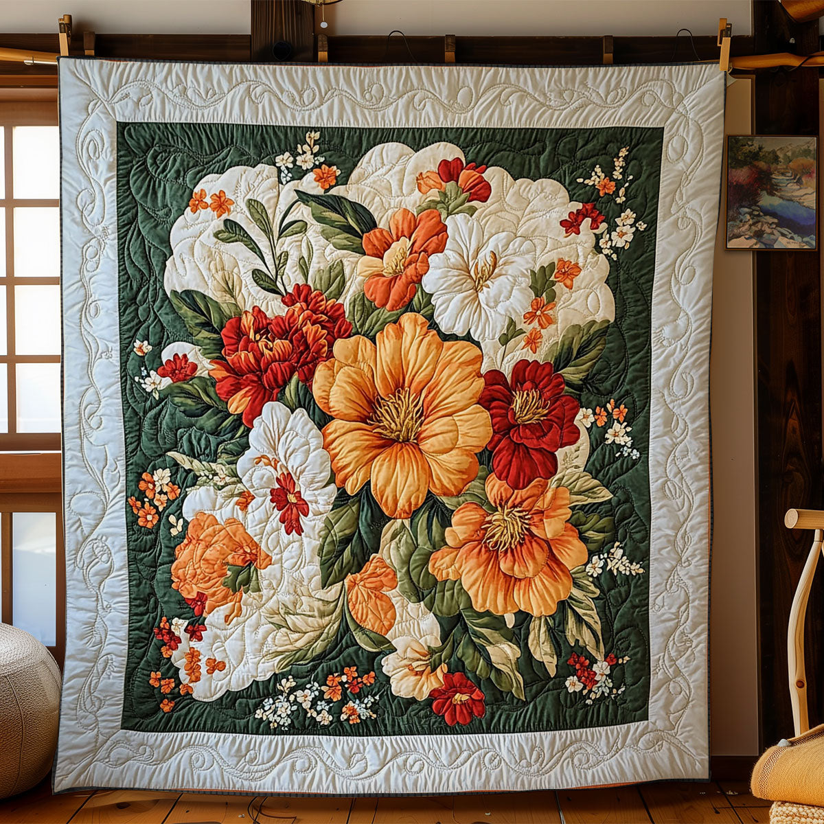 Flower Garden WY0602148CL Quilt