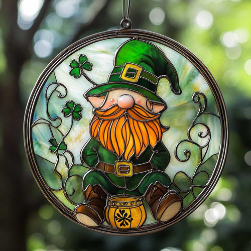 Emerald Gnome WN0402052CL Suncatcher