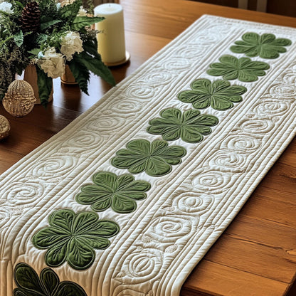 Green Fresh CP2404008CL Quilted Table Runner