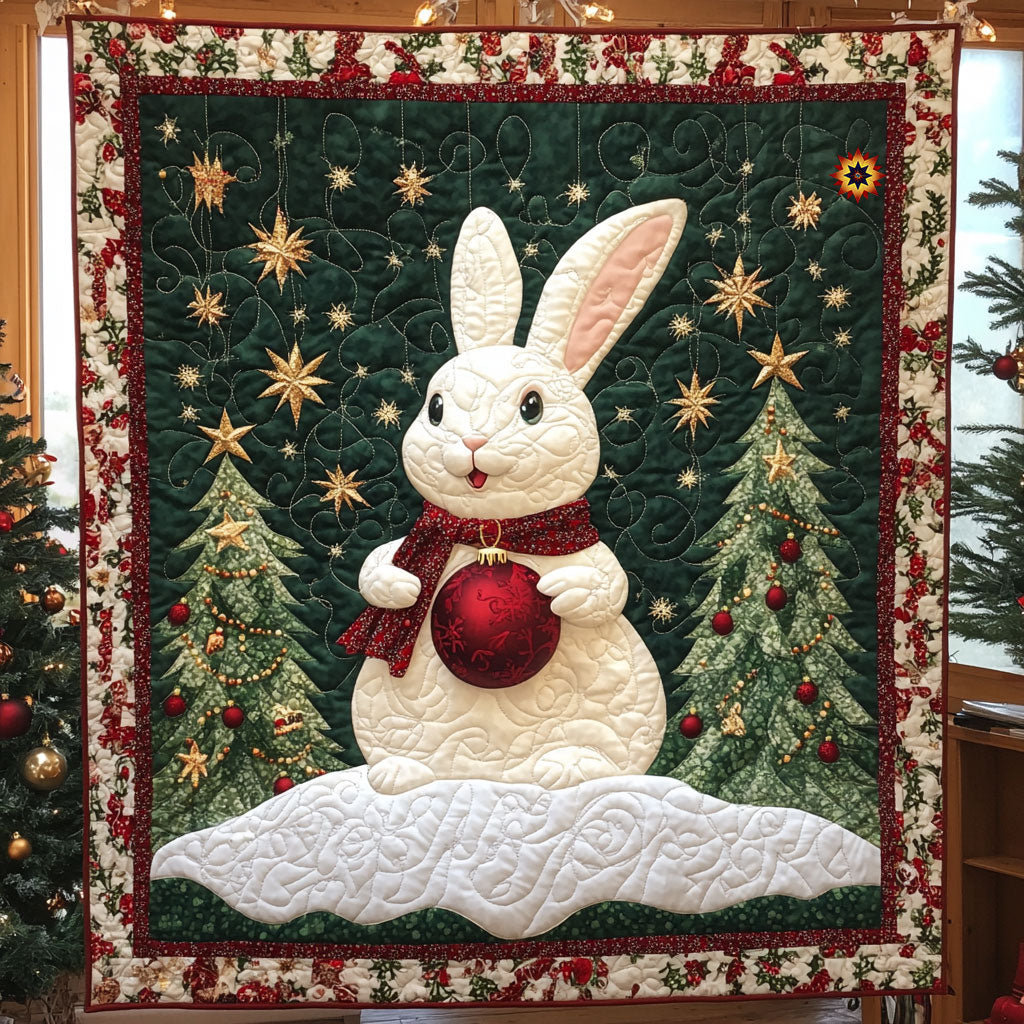 Christmas Rabbit WJ2311011CL Quilt