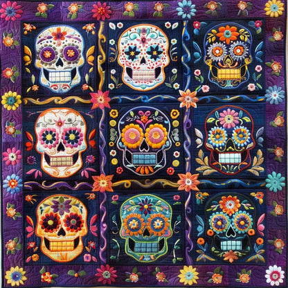 Calavera Sugar Skulls WJ2009009CL Quilt